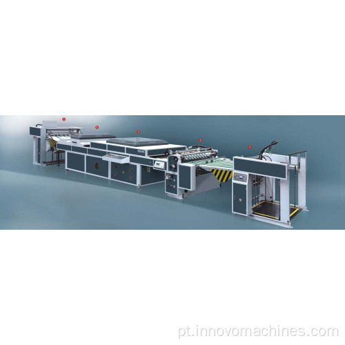 Máquina de revestimento UV automática ZXSG-1200B (um revestidor)